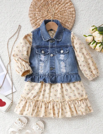 Vesta Shein Kids, albastru