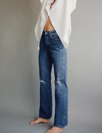 Blugi Zara, albastru