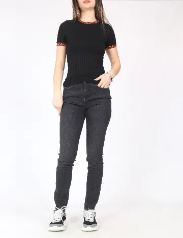 Blugi Jacqueline de Yong, negru