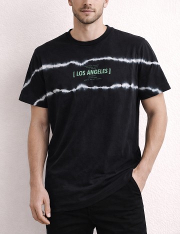 Tricou River Island, negru