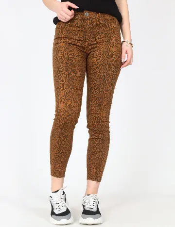Pantaloni River Island, imprimeu sarpe