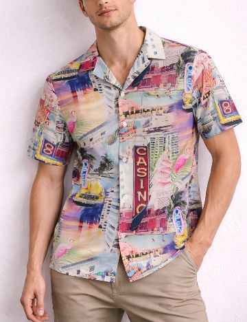 Camasa River Island, mix culori