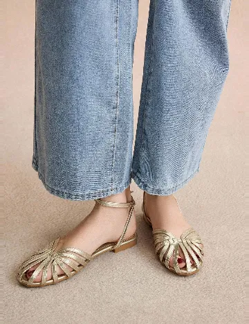 Sandale SHEIN, auriu