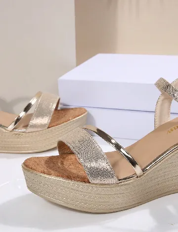 Sandale SHEIN, auriu