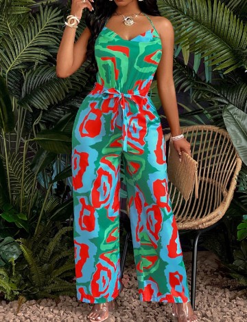 Salopeta de plaja SHEIN, mix culori