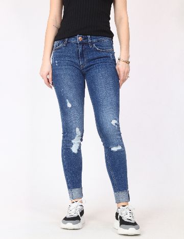 Blugi River Island, albastru