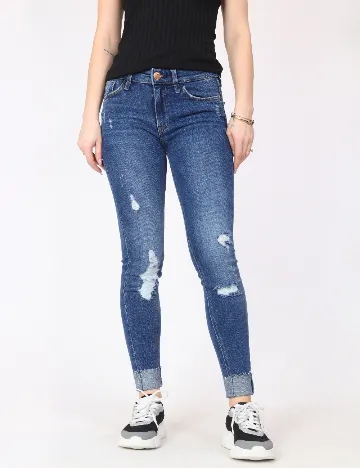 Blugi River Island, albastru