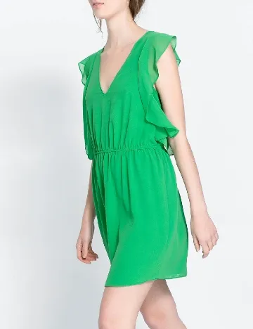 Rochie scurta Zara, verde