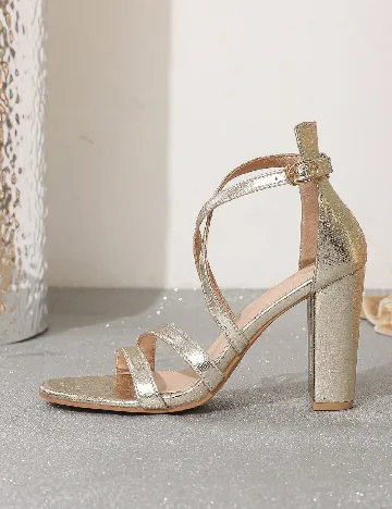 Sandale SHEIN, auriu