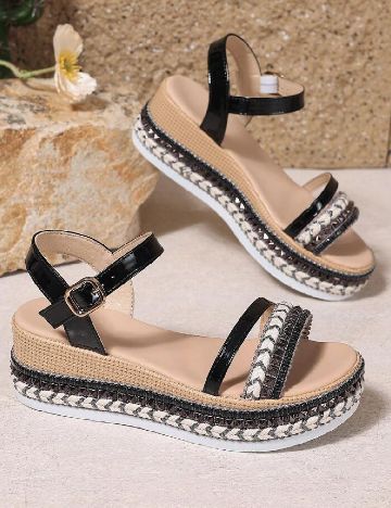 Sandale SHEIN, negru