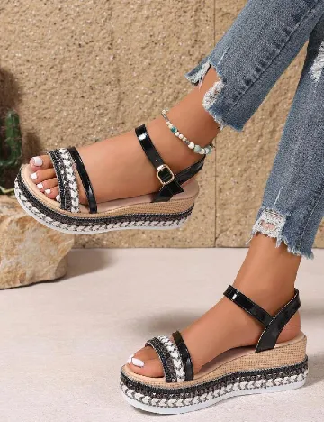 Sandale SHEIN, negru