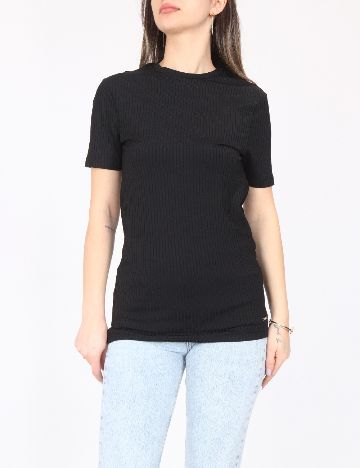 Tricou River Island, negru