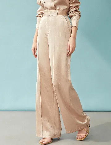 Pantaloni MOTF, crem