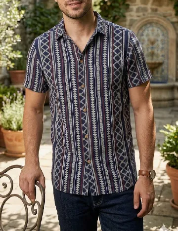 Camasa River Island, bleumarin