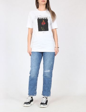 Tricou River Island, alb