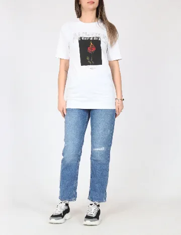 Tricou River Island, alb