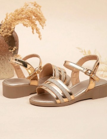 Sandale Shein Kids, auriu