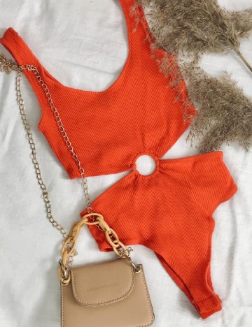 Body Bershka, portocaliu