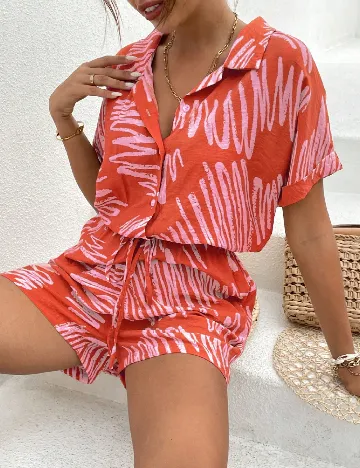 Salopeta Toppies, portocaliu/roz