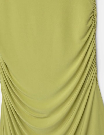 Rochie medie Pull&Bear, verde