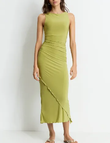 Rochie medie Pull&Bear, verde