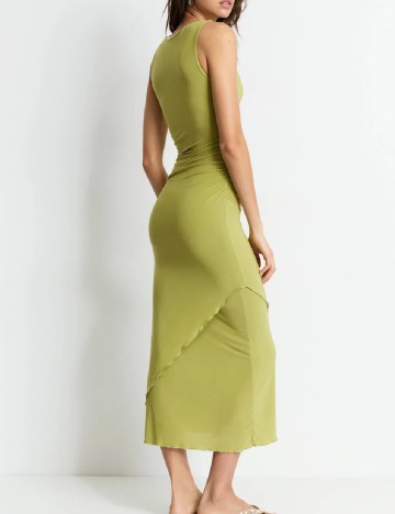Rochie medie Pull&Bear, verde