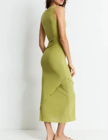 Rochie medie Pull&Bear, verde