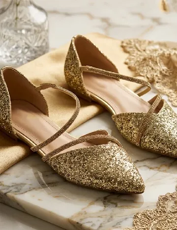 Pantofi SHEIN, auriu