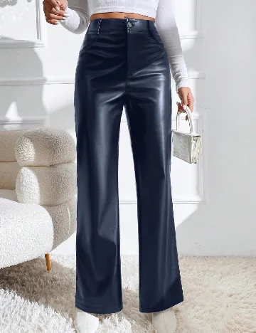 Pantaloni SHEIN, bleumarin