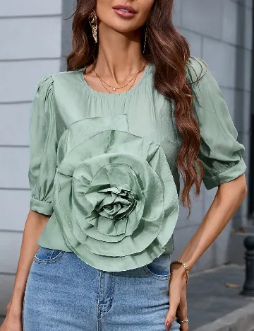 Bluza SHEIN, verde