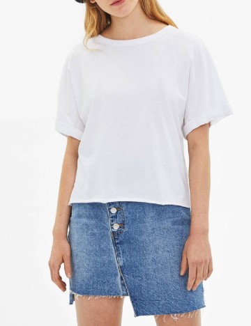 Tricou Bershka, alb