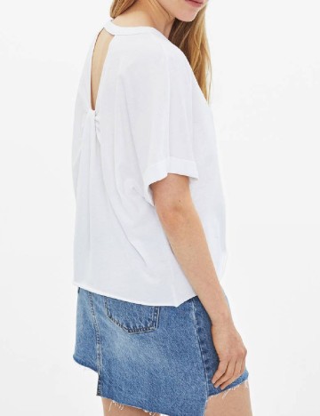 Tricou Bershka, alb