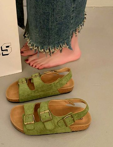 Sandale SHEIN, verde