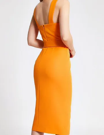 Rochie medie River Island, portocaliu