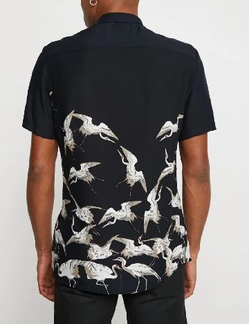 Camasa River Island, bleumarin inchis