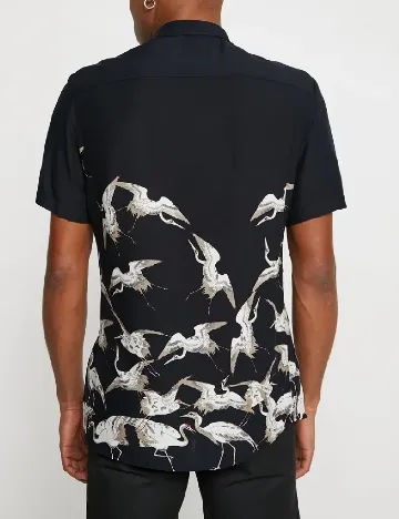 Camasa River Island, bleumarin inchis