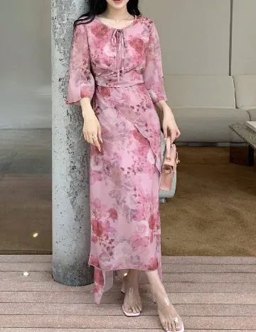 Rochie lunga Dazy, floral