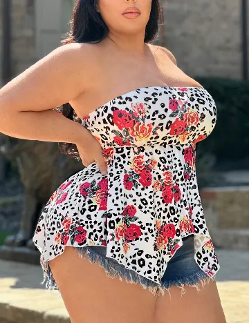 Top SHEIN CURVE, mix culori