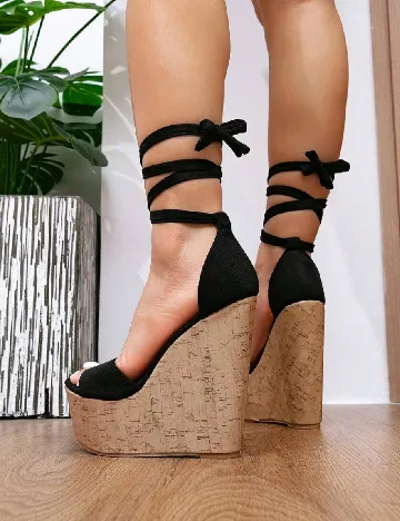 Sandale SHEIN, negru