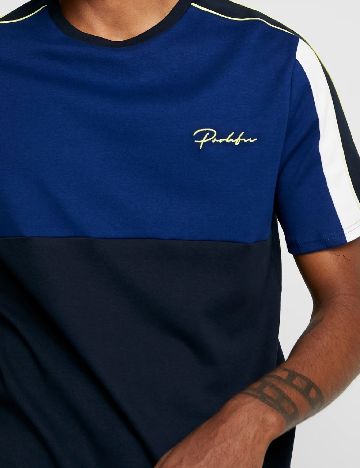 Tricou River Island, bleumarin