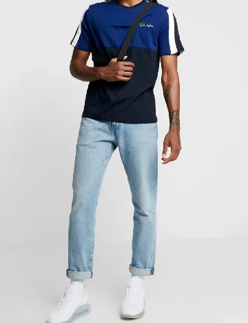 Tricou River Island, bleumarin