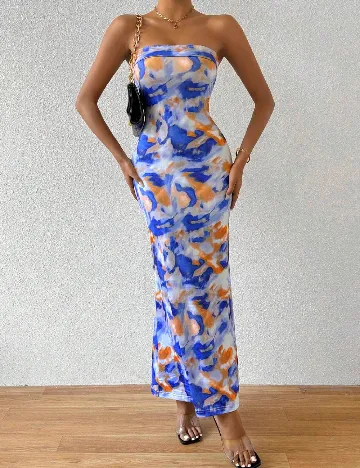 Rochie lunga SHEIN, mix culori