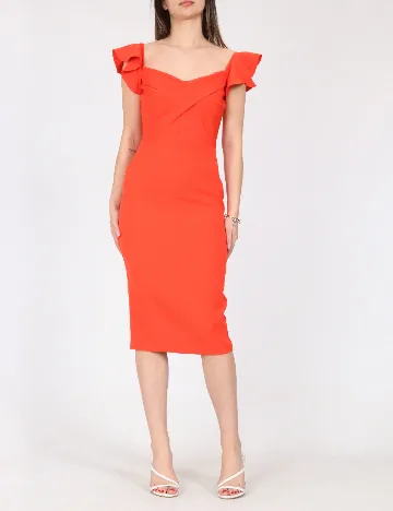 Rochie medie River Island, portocaliu