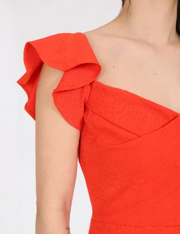 Rochie medie River Island, portocaliu