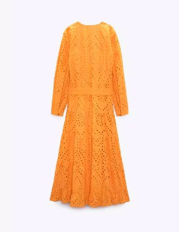 Rochie lunga Zara, portocaliu