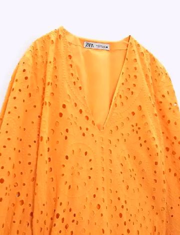 Rochie lunga Zara, portocaliu