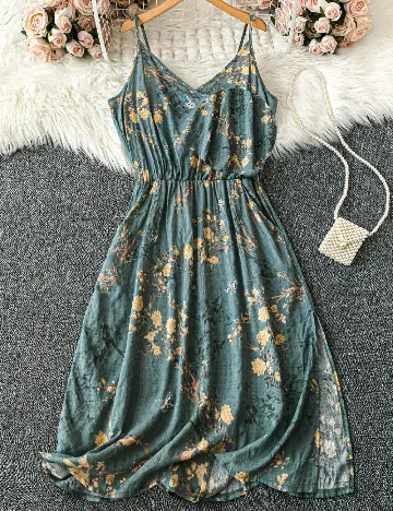 Rochie medie SHEIN CURVE, mix culori