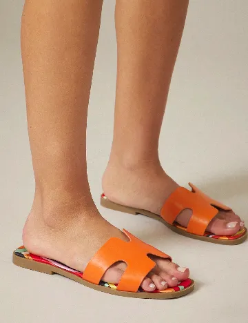 Slapi SHEIN, portocaliu