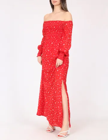 Rochie lunga River Island, rosu