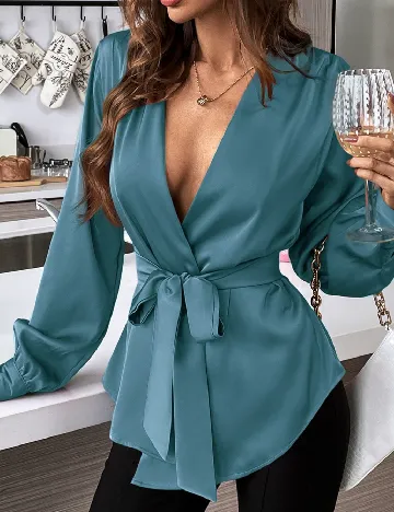 Bluza SHEIN, albastru